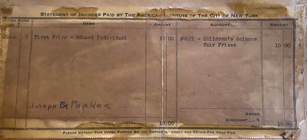 Invoice from American Institute of City of New York